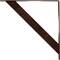 Ekena Millwork Traditional Steel Bracket, Antiqued Copper 2"W x 24"D x 24"H BKTM02X24X24TRACO - alternate 2